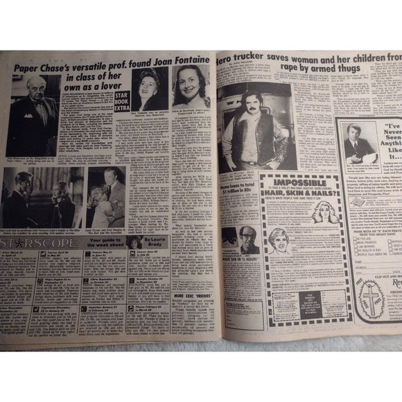 Star Magazine Feb 1980 Liz Taylor Marriage Ted Kennedy Vitamins Hero Trucker - Picture 3 of 6